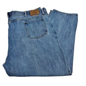 Arizona Jean Company Men's Relaxed Fit Blue Denim Jeans 52x30